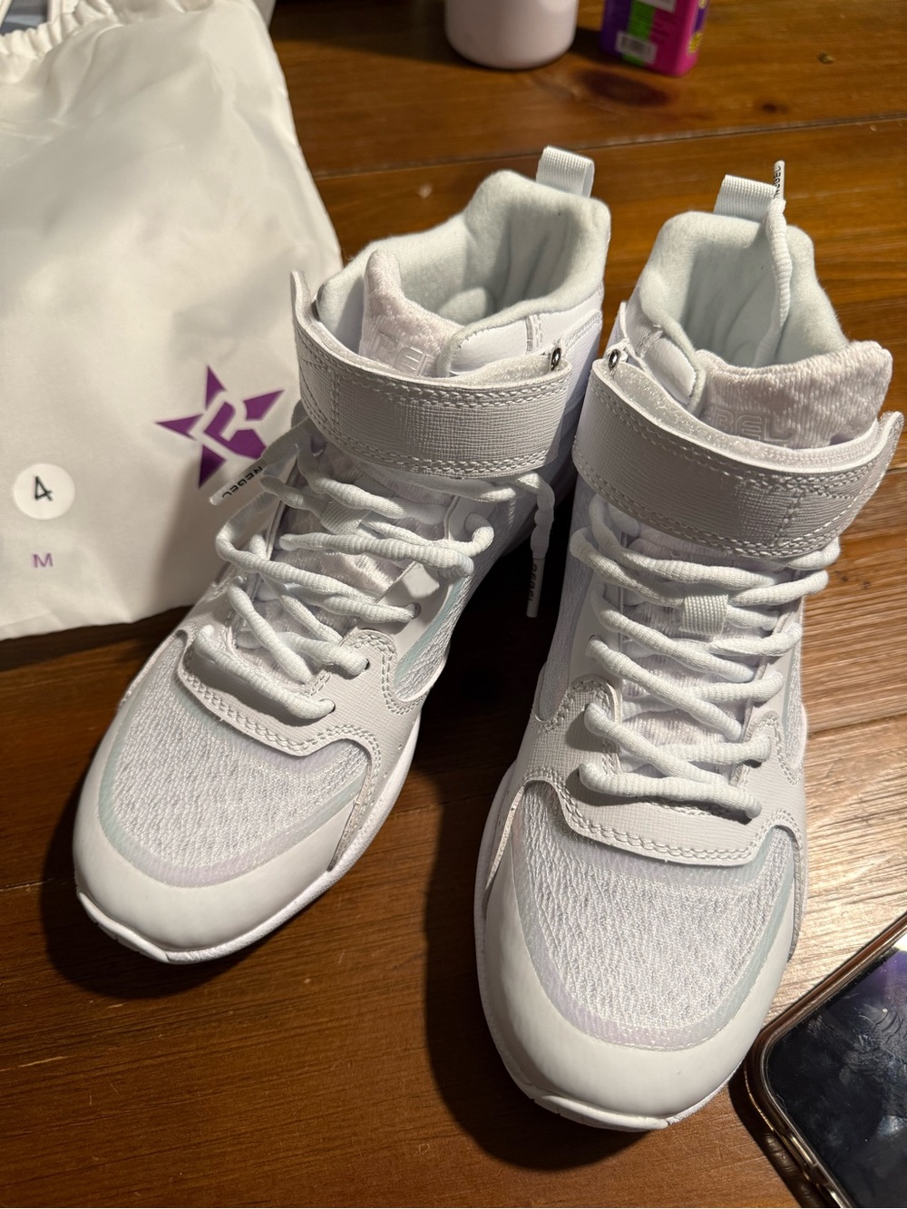 Rebel Rogue high top cheer shoes